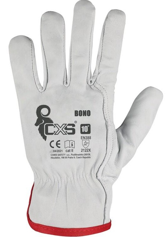 CXS BONO pracovní rukavice kožené 09