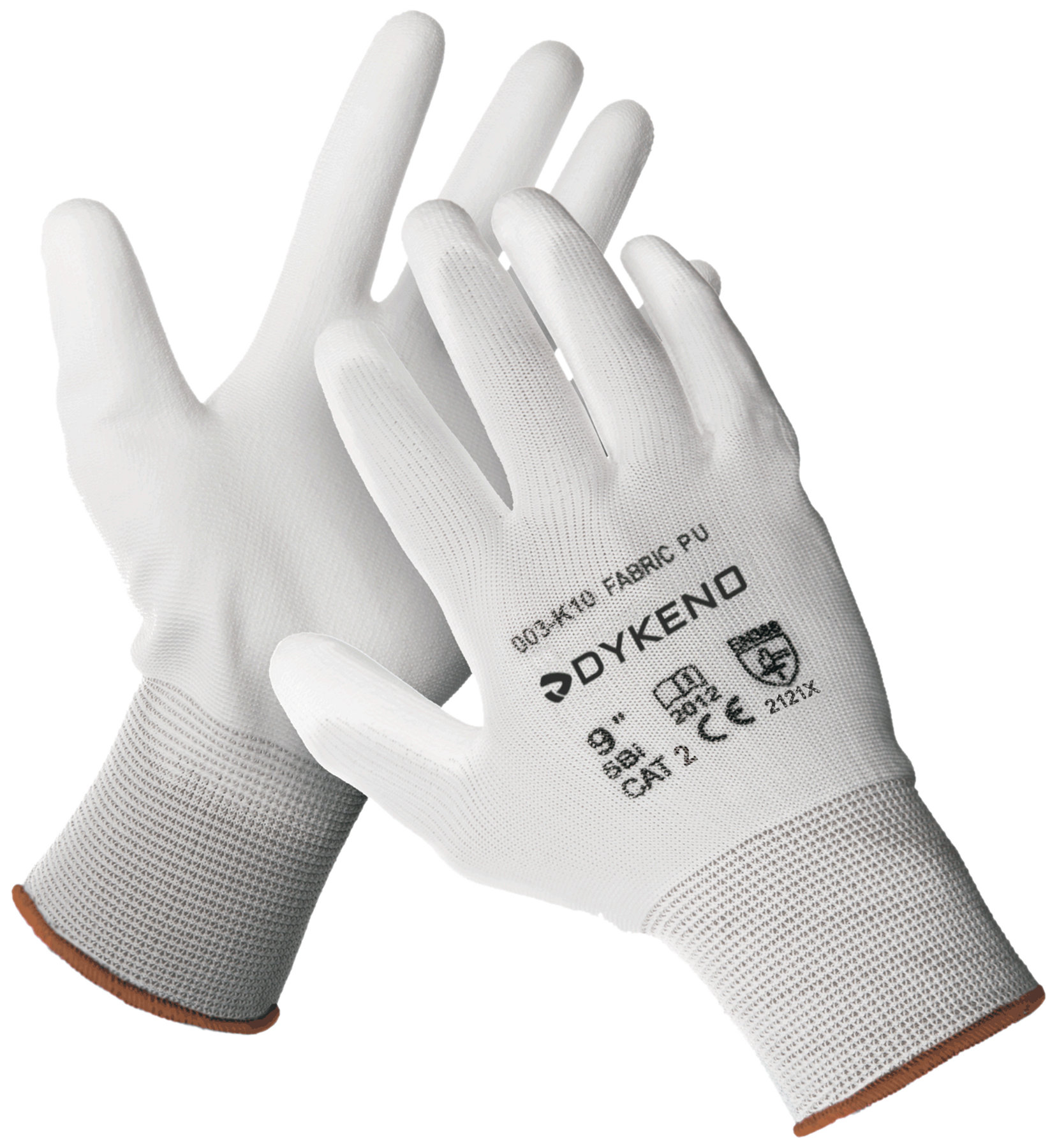 Levně Fabric PU textilní máčené montážní rukavice 06