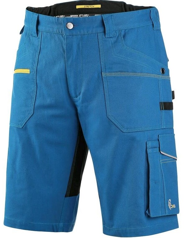 Levně CXS STRETCH kraťasy středně modré černé 62