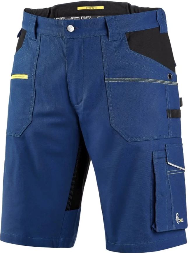 Levně CXS STRETCH kraťasy tmavě modrá černá 60