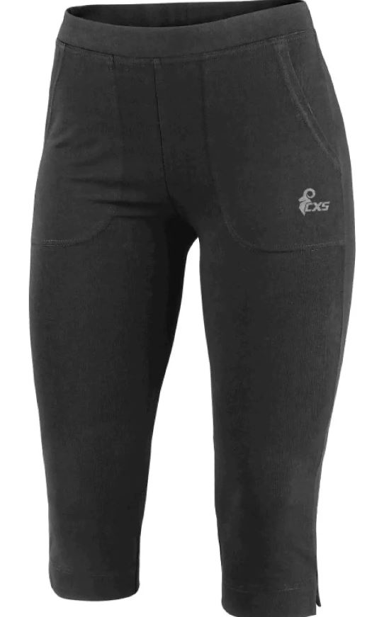 Levně CXS MIA dámské 3/4 legíny černá 3XL