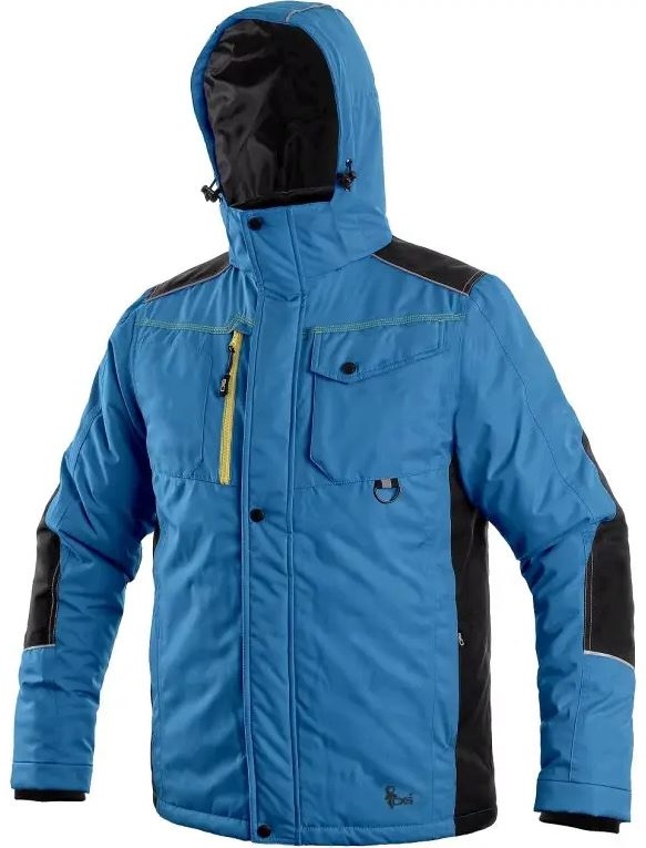 Levně CXS BALTIMORE pánská zimní bunda středně modrá 4XL