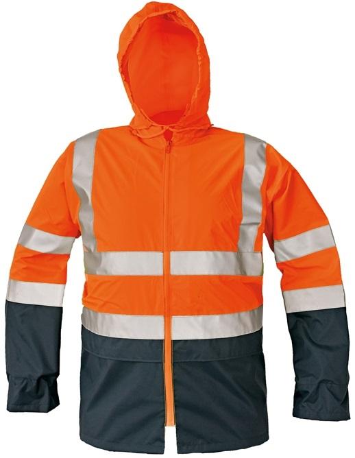 Levně Červa Epping nepromokavá reflexní bunda oranžová 2XL