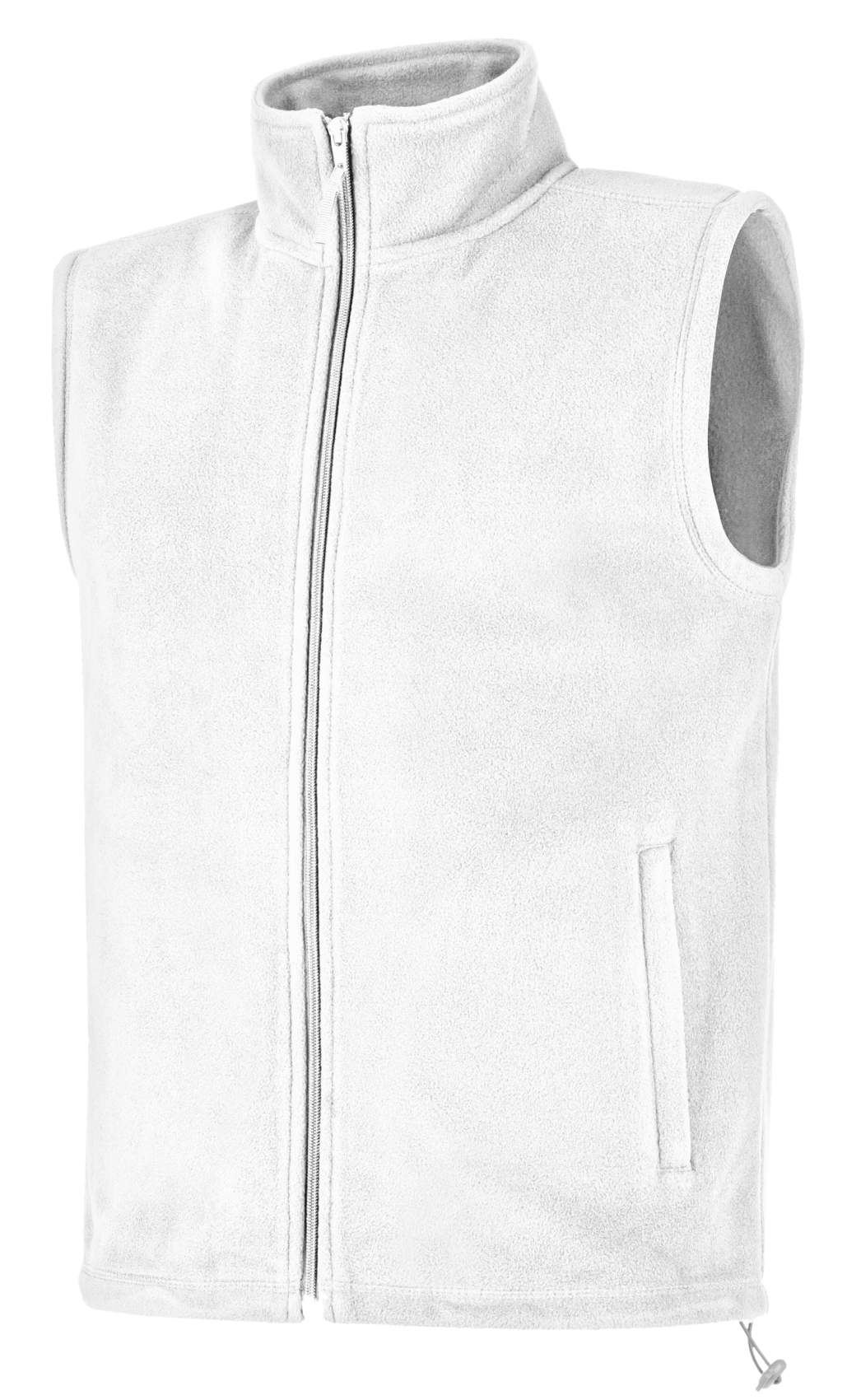 Levně Fleecová vesta bílá unisex Jada 2XL