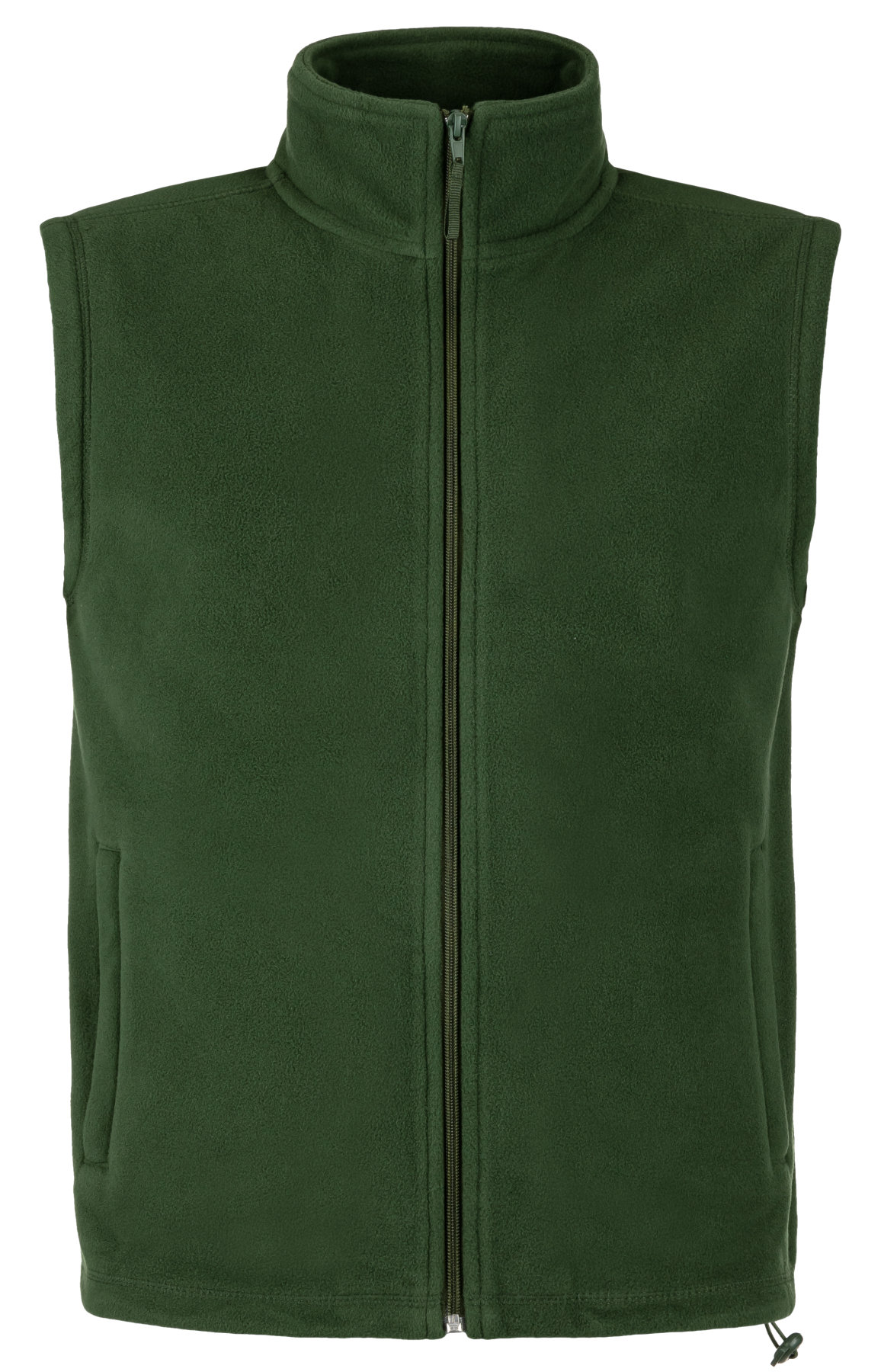 Levně Fleecová vesta lahvově zelená unisex Jada 2XL