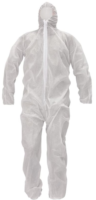 Levně ČERVA MINTO jednorázový overal bílá 2XL