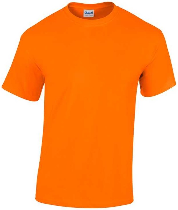Levně Tričko unisex oranžová safety S