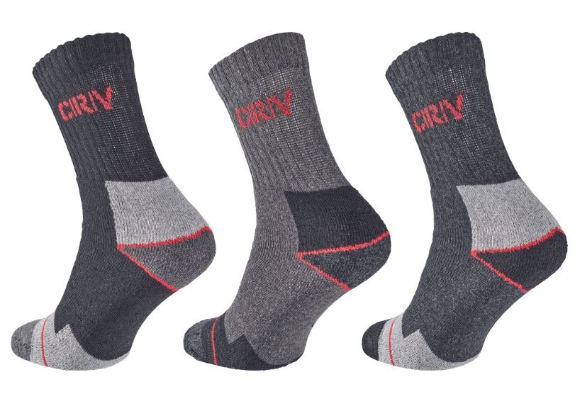 Levně CRV Chertan ponožky zesílené 3 pack 39-40