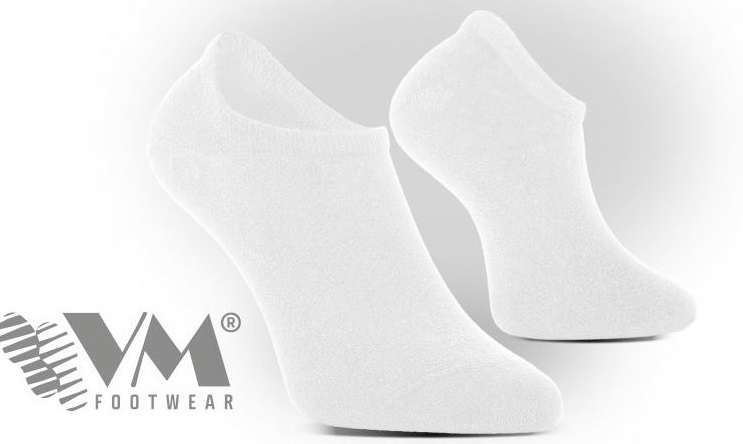 Levně BAMBOO bambusové funkční ponožky ultra krátké bílá 3 pack 35-38