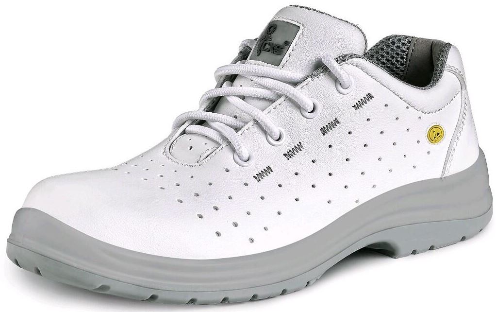 Levně CXS WHITE LINDEN O1 FO SRC ESD pracovní polobotka bílá 38
