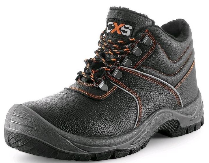 Levně Canis CXS Stone Apatit Winter S3 SRC kotníková obuv zimní černá 40