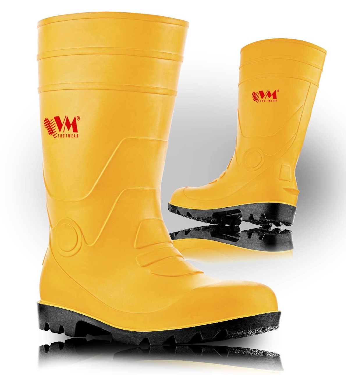 Levně VM SAPPORO 1002 S5 FO SR holínky žlutá 44