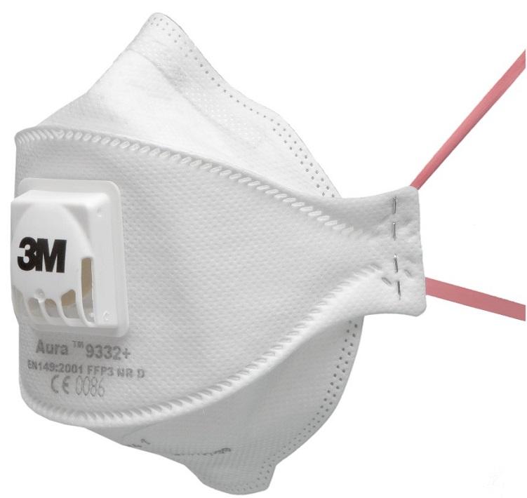 Levně 3M 9332+ FFP3 respirátor FFP3 NR D výdechový ventilek