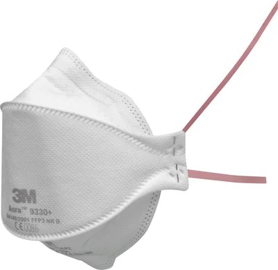 Levně 3M 9330+ Aura FFP3 NR D respirátor skládací bez ventilku třída ochrany FFP3