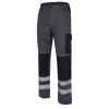 Pracovní kalhoty do pasu Primo Lite lehké pohodlné reflexní šedá černá