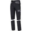 Primo pracovní kalhoty do pasu 2v1 - odepínací nohavice, bavlněné odlehčené, černo-šedé