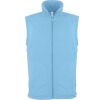 Fleecová vesta unisex světle modrá