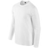 Pánské tričko dlouhý rukáv bílé