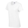 Dámské bavlněné tričko s krátkým rukávem bílá