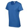 Dámské bavlněné tričko s krátkým rukávem modrá royal
