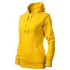 Dámská mikina Cape s kapucí žlutá
