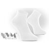 BAMBOO bambusové funkční ponožky krátké bílá 3 pack