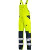 CXS Norwich reflexní pracovní kalhoty s laclem žluto modré