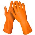 HANDOOX latexové úklidové rukavice oranžové