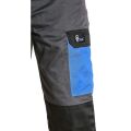 CXS PHOENIX CEFEUS pracovní kalhoty do pasu šedá modrá