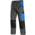 CXS PHOENIX CEFEUS pracovní kalhoty do pasu šedá modrá