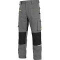 Canis CXS Stretch kalhoty pánské do pasu šedo-černé