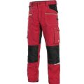 Canis CXS Stretch kalhoty pánské do pasu červená černá