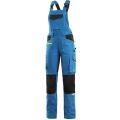 CXS STRETCH dámské pracovní kalhoty s laclem modré