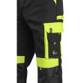 CXS SIRIUS BRIGHTON pracovní kalhoty do pasu černo-žlutá