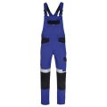 Primo montérkové laclové kalhoty reflexní s náprsenkou odolné modré