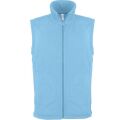 Fleecová vesta unisex světle modrá
