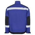 Primo pracovní bunda - reflexní, bavlněná, zesílená, modrá-černá