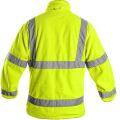 CXS PRESTON fleecové bunda reflexní žlutá