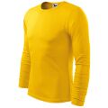 Pánské tričko s dlouhým rukávem Malfini Fit-T Long Sleeve žlutá