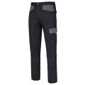 Primo pracovní kalhoty do pasu 2v1 - odepínací nohavice, bavlněné odlehčené, černo-šedé