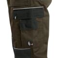 CXS ORION TEODOR pracovní kalhoty do pasu hnědá černá