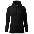 Dámská mikina Cape s kapucí černá