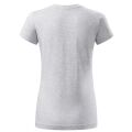 Dámské tričko světle šedý melír Malfini BASIC 134