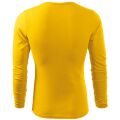 Pánské tričko s dlouhým rukávem Malfini Fit-T Long Sleeve žlutá