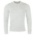Tričko s dlouhým rukávem světle šedý melír Tarek