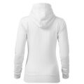 Dámská mikina Cape s kapucí bílá