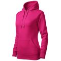 Dámská mikina Cape s kapucí purpurová