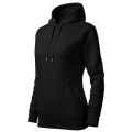 Dámská mikina Cape s kapucí černá
