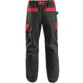 CXS ORION TEODOR pracovní kalhoty do pasu černá červená