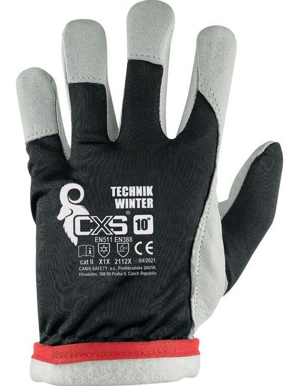 Levně CXS Technik winter zimní pracovní rukavice 09